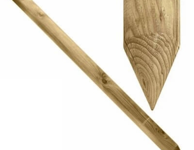 Podpěrný kůl s hrotem o průměru 6 cm - výška 250 cm