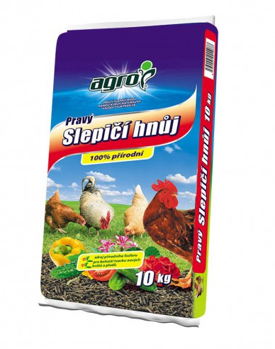 AGRO Pravý kuřecí hnůj 10 kg