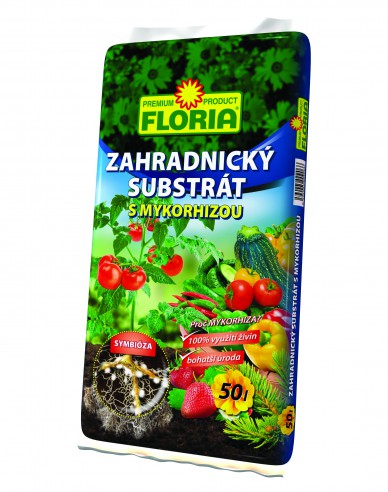 Floria - zahradnický substrát s mykorhizou 50l
