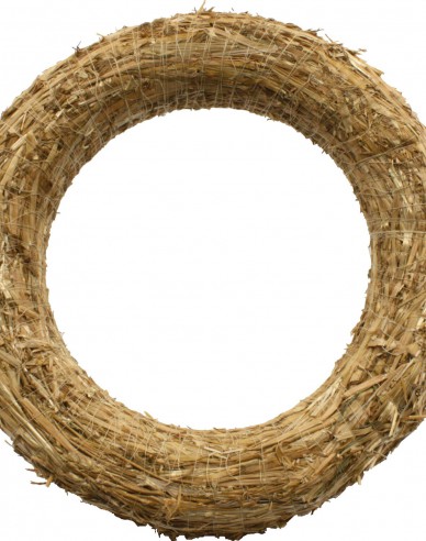 Slámový věnec průměr 70/14 cm
