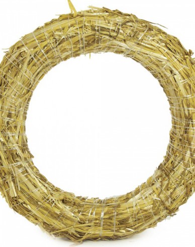 Slámový věnec průměr 30/5 cm