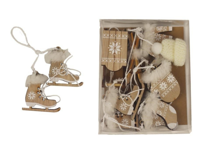 Vánoční ozdoby Box 6 ks D4629-20