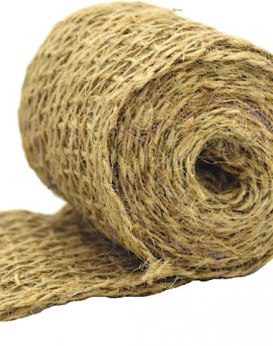 Jutová stuha natur 6cmx1m metráž