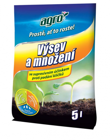 Agro substrát pro výsev a množení so supresívnim účinkem 5l