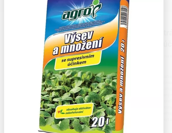Agro substrát pro výsev a množení so supresivním účinkem 20l