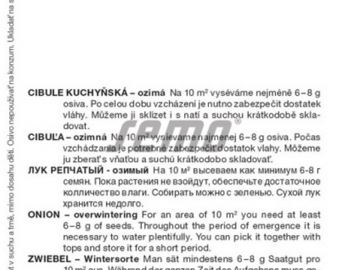 Semo Cibule kuchyňská ´Winteria´