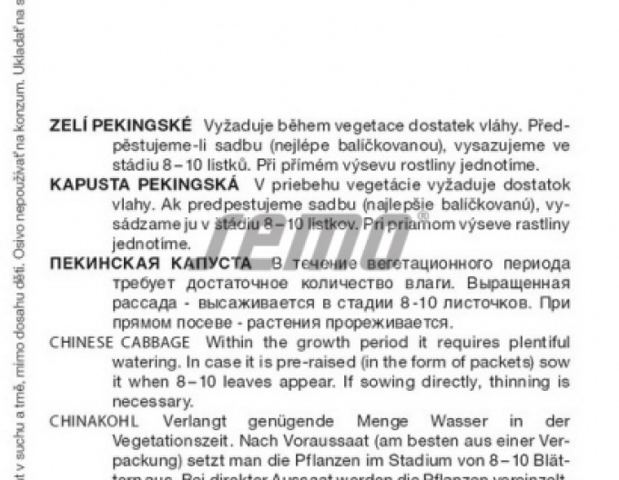 Semenné zelí ´Rapid F1´
