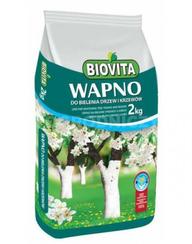 Biovita Vápno na bělení stromů a keřů 2 kg