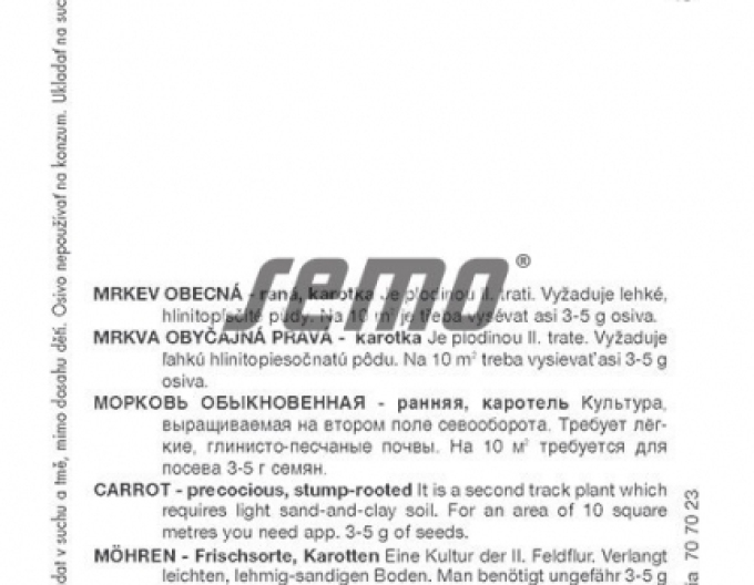 Semo Mrkev ´Calibra F1´