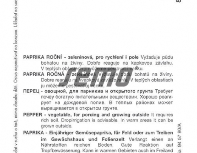 Semo Paprika roční Amy