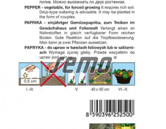 Paprika roční ´Theos F1´