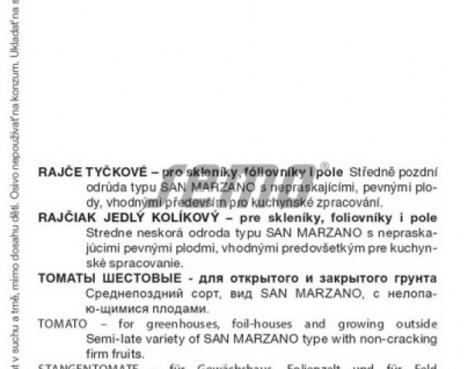 Semo Rajče tyčkové Gennaro F1