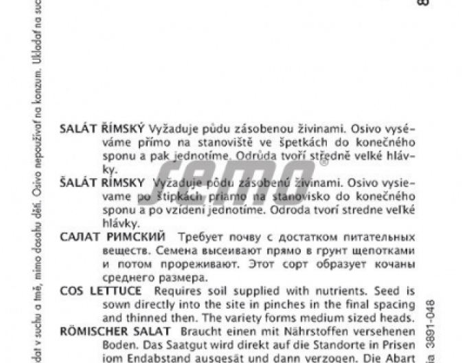 Semo římský salát ´Gelbus´
