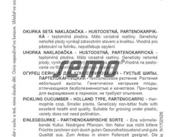Semo Okurka setá nakládačka ´Sonada F1´