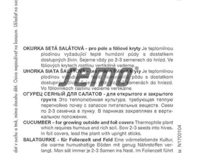 Semo Okurka setá salátová Cheer F1