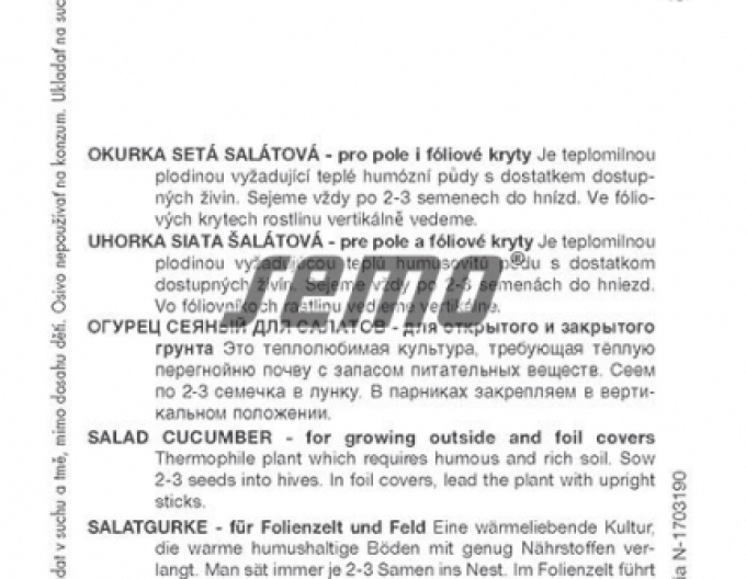 Semo Okurka setá salátová Amanda F1