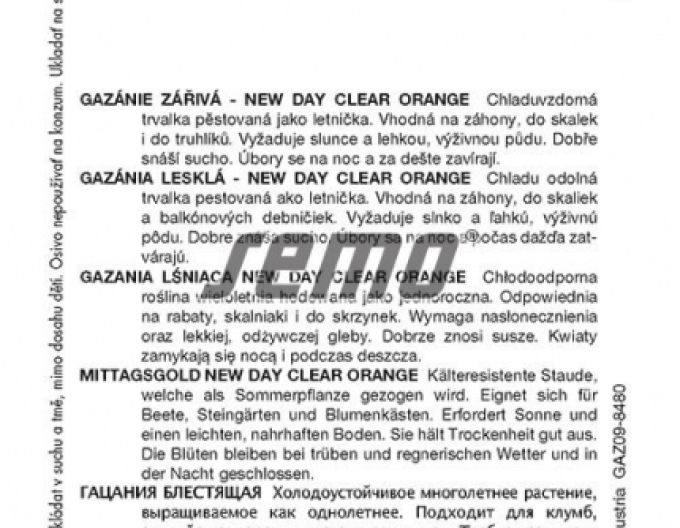 New Day Clear Orange F1