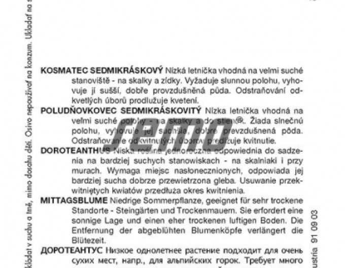 Semo Kosmatec sedmikráskovitý Směs