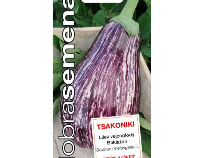 Dobrá semena Lilek (baklažán) ´Tsakoniki´