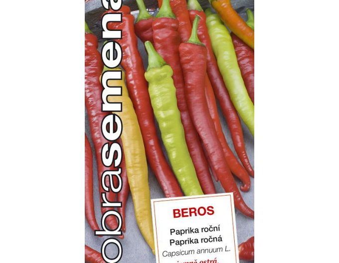 Dobrá semena Paprika beraní roh štiplavý ´Beros´