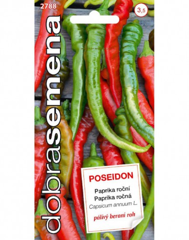 Dobrá semena Paprika ostrá Poseidon