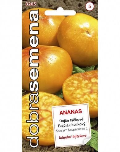 Dobrá semena Rajče tyčkové žluté ´Ananas´