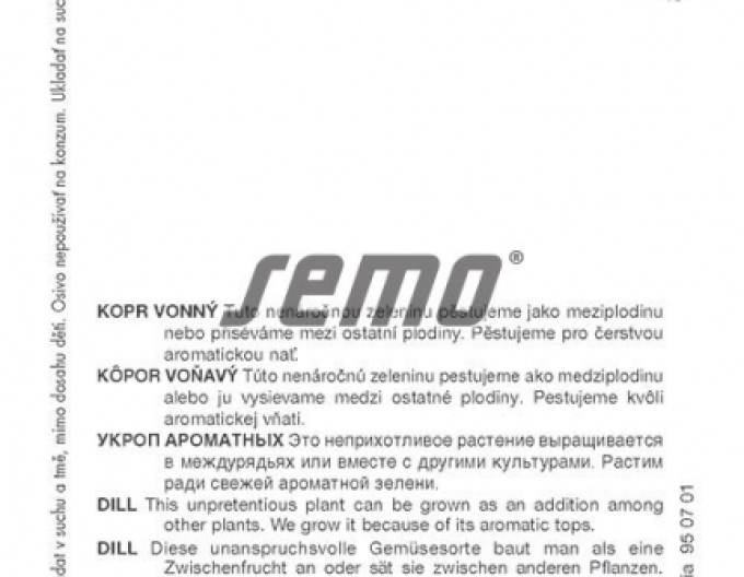 Semo Kopr vonný Hanák