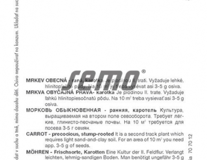 Semo Mrkev obecná Nantes 5