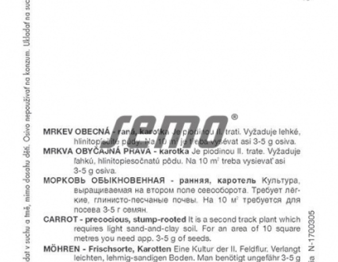Semo mrkev Vanda