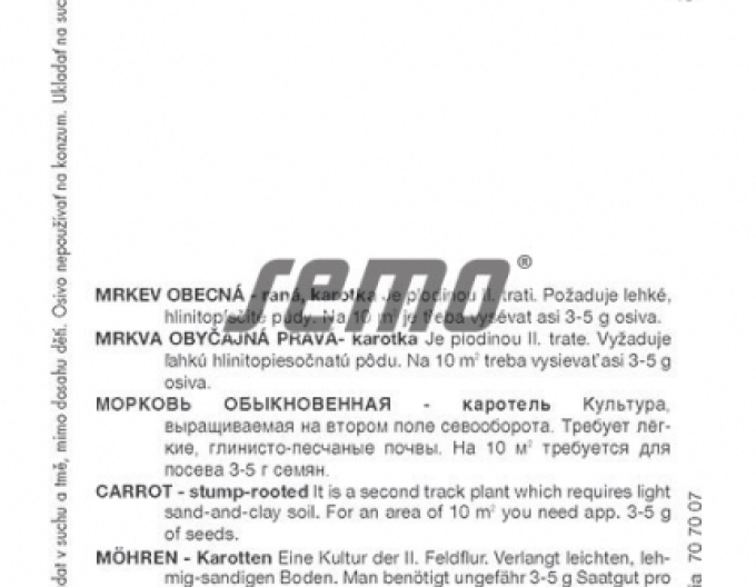 Semo Mrkev obecná Kráska