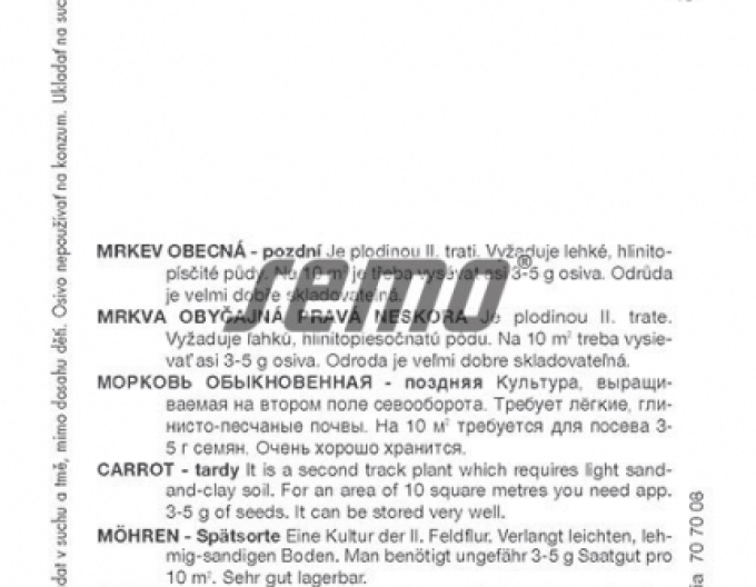 Semo Mrkev obecná Rubína
