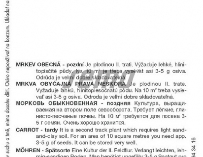 Semo Mrkev obecná Kardila