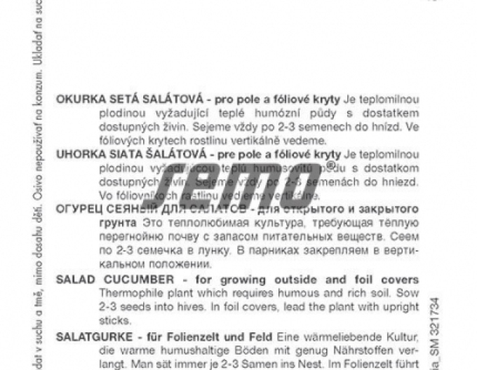 Semo Okurka setá salátová Markyza F1