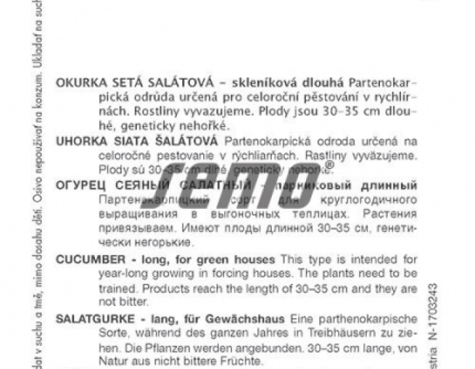 Semo Okurka setá salátová hadovka Tribute F1