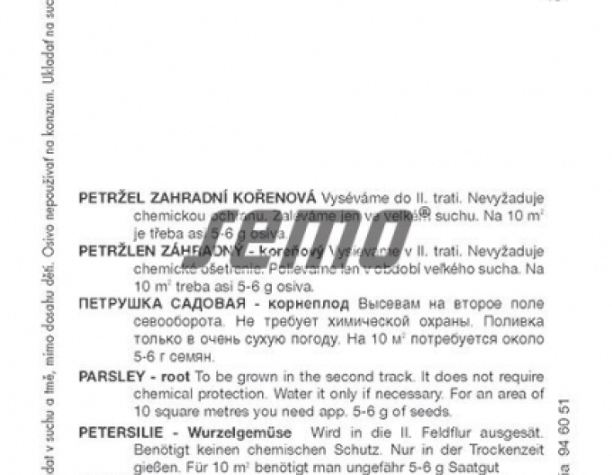 Semo Petržel zahradní kořenový ´Jadran´
