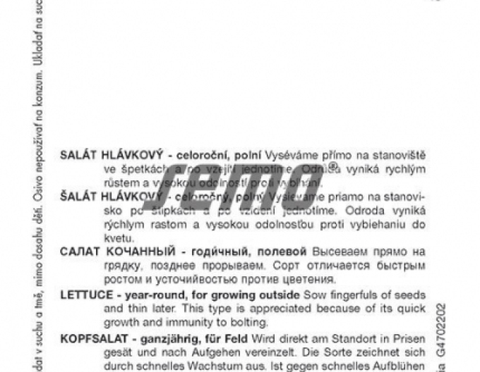 Semo Hlávkový salát ´Merkurion´