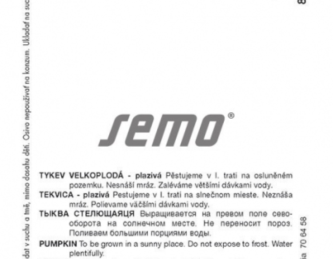 Semo Tykev velkoplodá ´Solor F1´