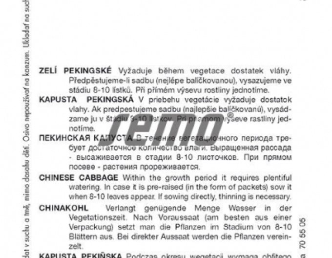 Semo Zelí pekingské ´Manoko F1´