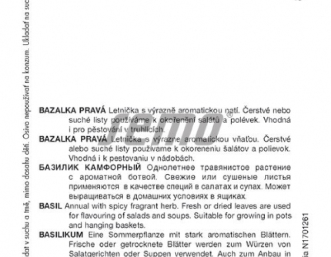Semo Bazalka pravá Red Rubin