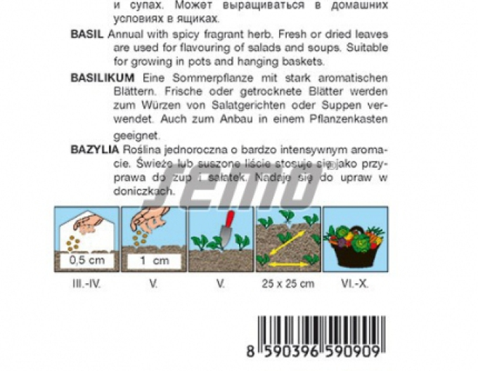 Semo Bazalka citronova ´Lime´