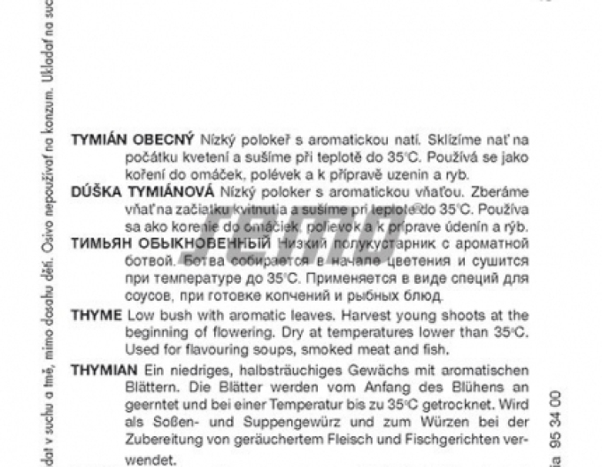 Semo Douška tymiánová