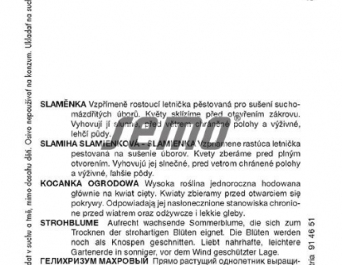 Semo Slaměnka směs