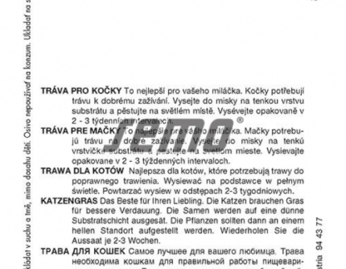 Semo Tráva pro kočky