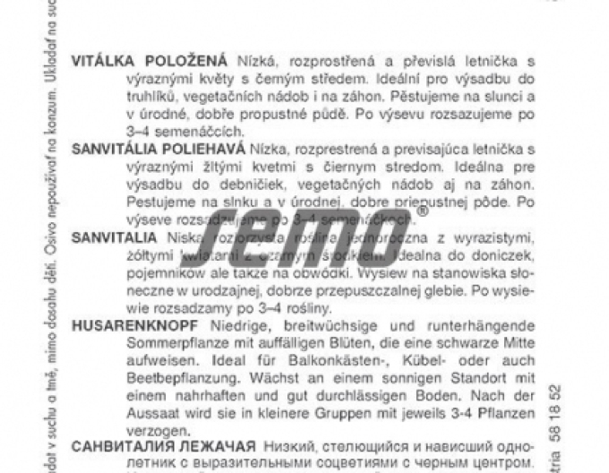 Semo Sanvitalia Žltá