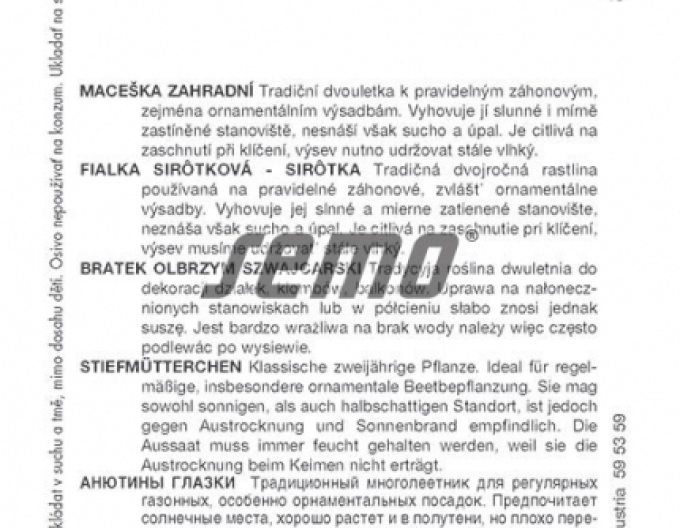 Semo Maceška ´Směs bez oka´