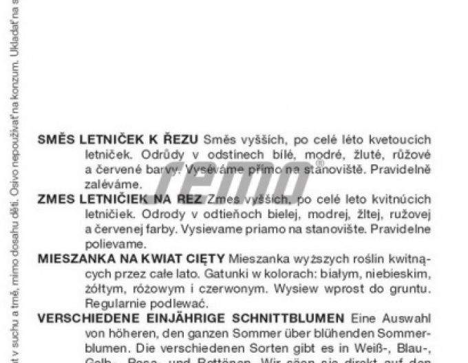 Semo Květinový koberec  Letní váza
