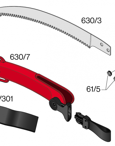 FELCO 630/3 náhradní plátek pro pilku Felco 630