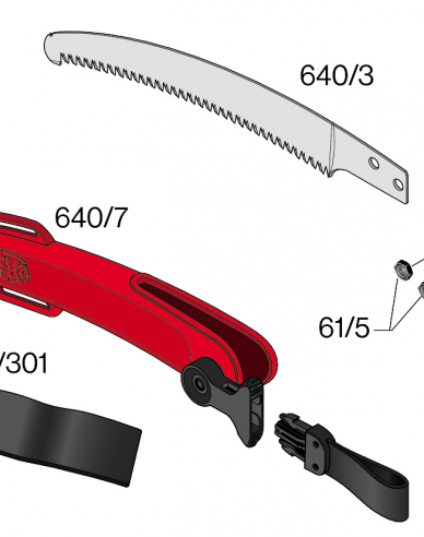 FELCO 640/3 náhradní plátek pro pilku Felco 640