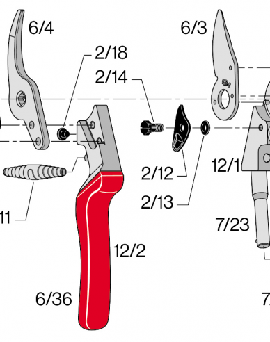 Felco 6/7 šroub ozubeny sektor (Felco 6)