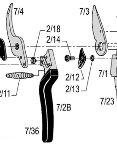 Felco 7/7 šroub ozubený sektor (Felco 7)
